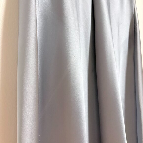 Satin Cowl Neck Maxi Dress | Dusky Blue | NEXT Direct - Picture 13 of 15